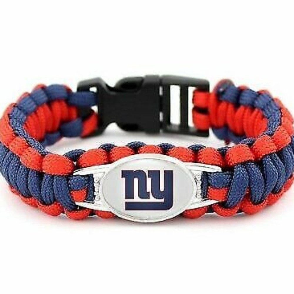 New York Giants NFL Paracord Bracelet NEW